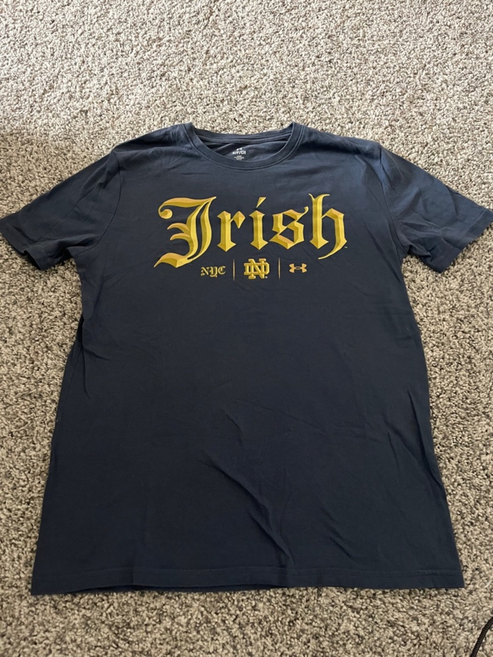 Under Armour Men’s ND Irish T-shirt- S